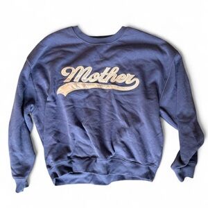 Grayson Threads Blue Sweatshirt with Cream Lettering